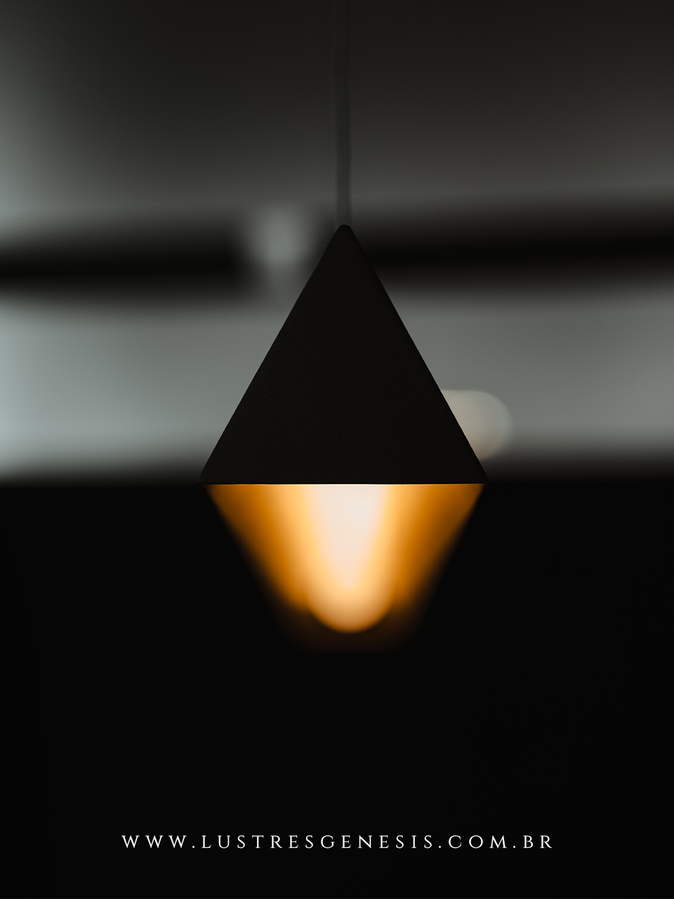 Pendente Linear Caban LED Integrado 3000K Luz Quente Bivolt